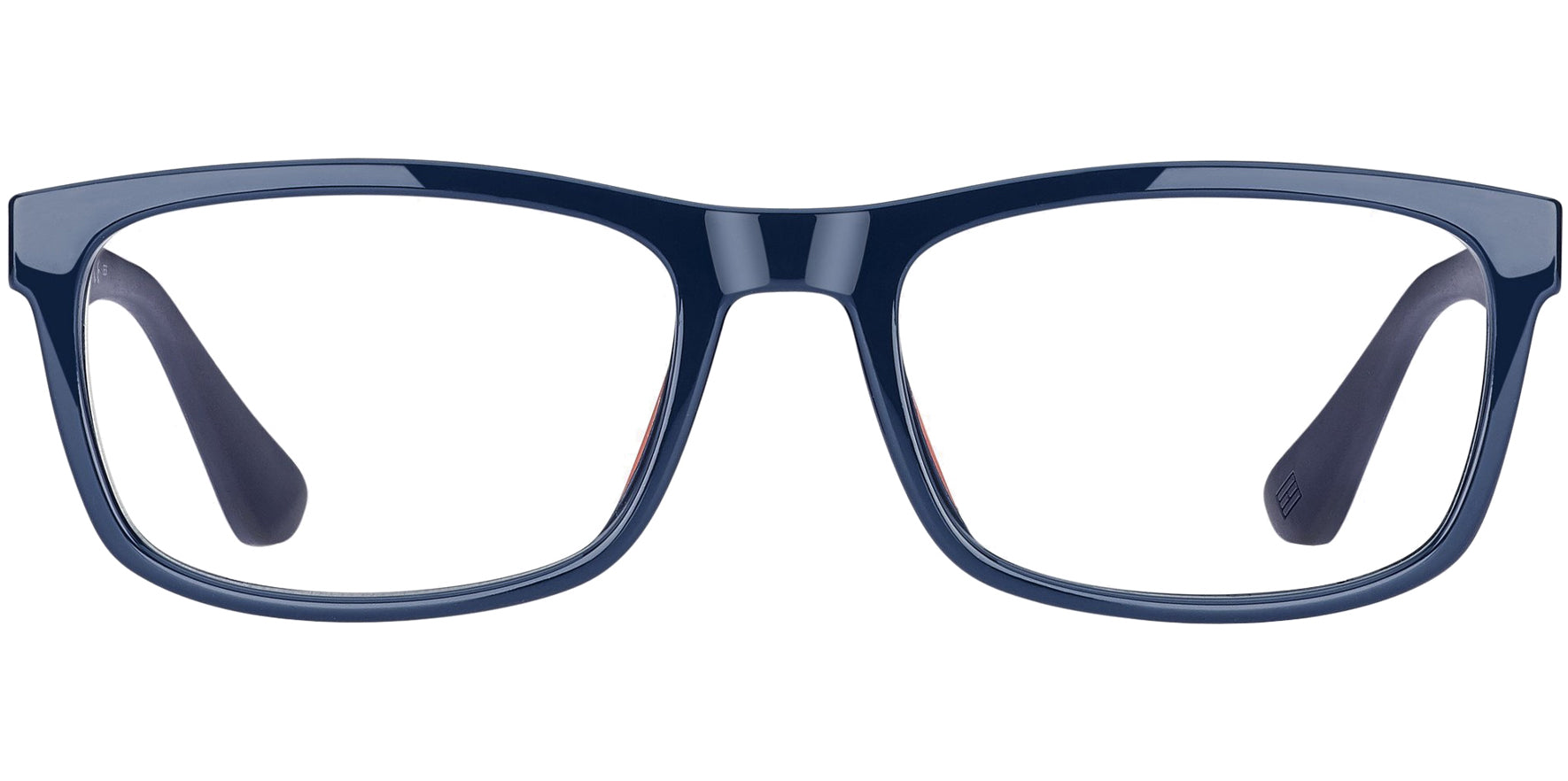 Tommy Hilfiger Blue Rectangle Eyeglasses