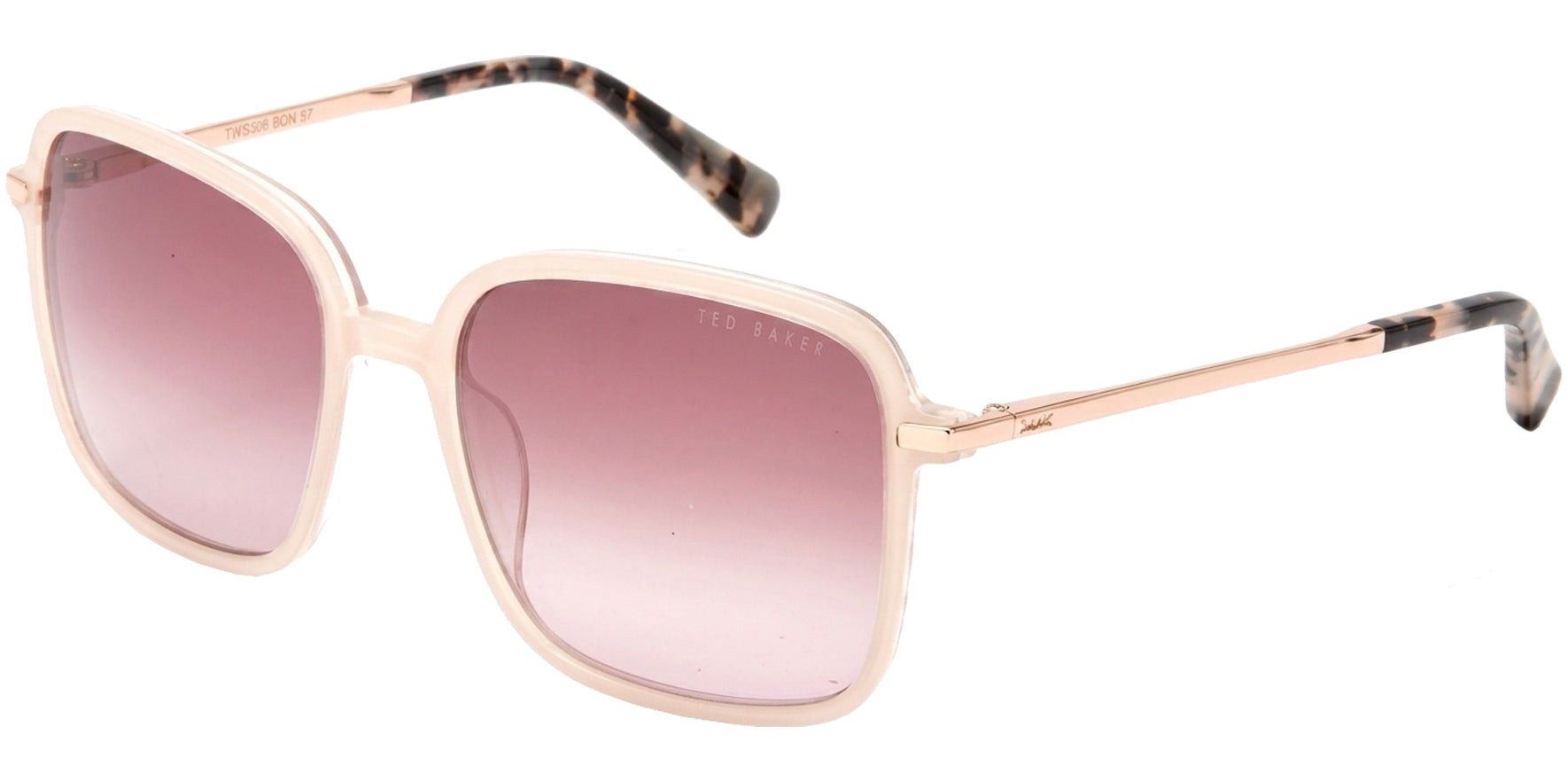 Ted Baker Oversize Squared Butterfly w/ Gradient Lens