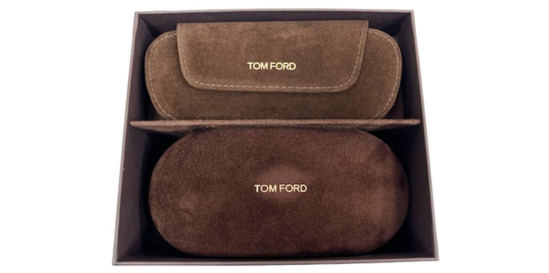 Tom Ford Blue Block Rounded Eyeglass Frame w/ Clip-On Sun Lens - Eyedictive