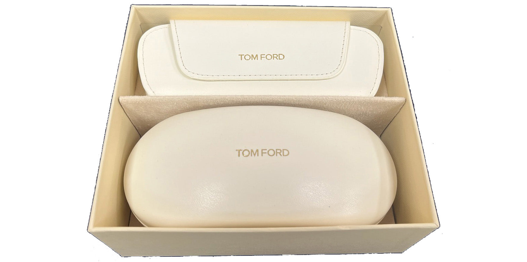 Tom Ford Blue Block Squared Cat-Eye Eyeglass Frames w/ Clip-On Sun Lens - Eyedictive