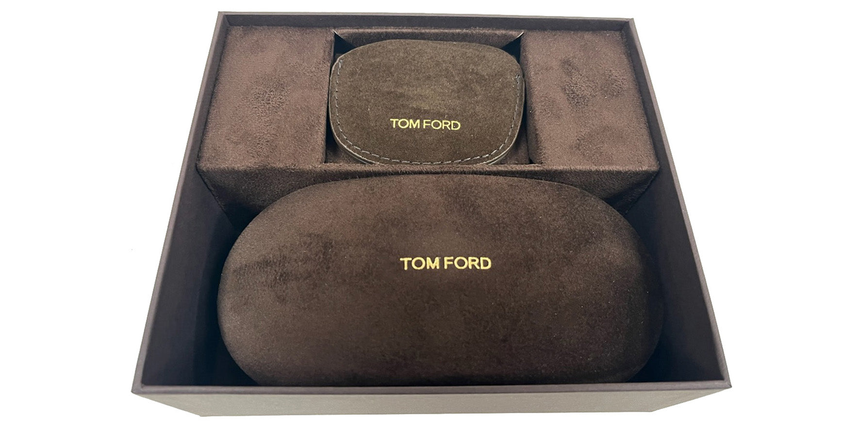 Tom Ford Shiny Black Blue Block Eyeglass Frame w/ Polarized Clip-On - Eyedictive