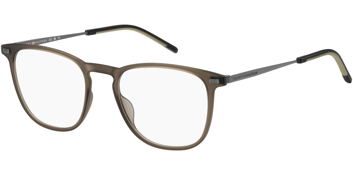 Tommy Hilfiger Panto Eyeglasses w/ Keyhole Bridge