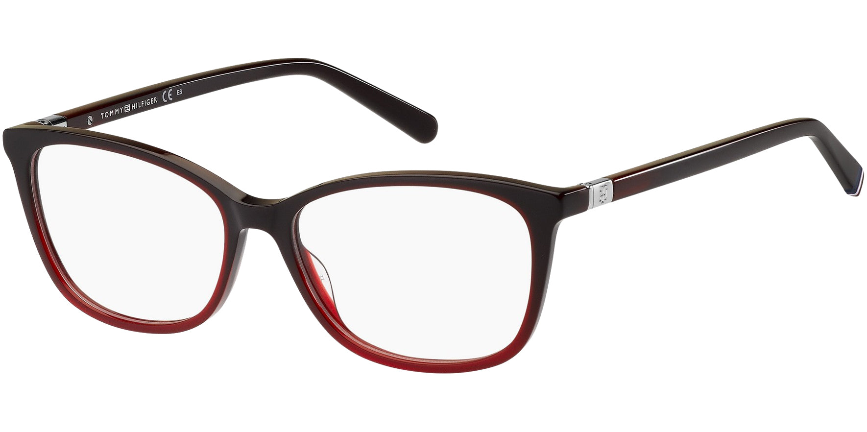 Tommy Hilfiger Soft Square Eyeglasses w/ Flex Hinges