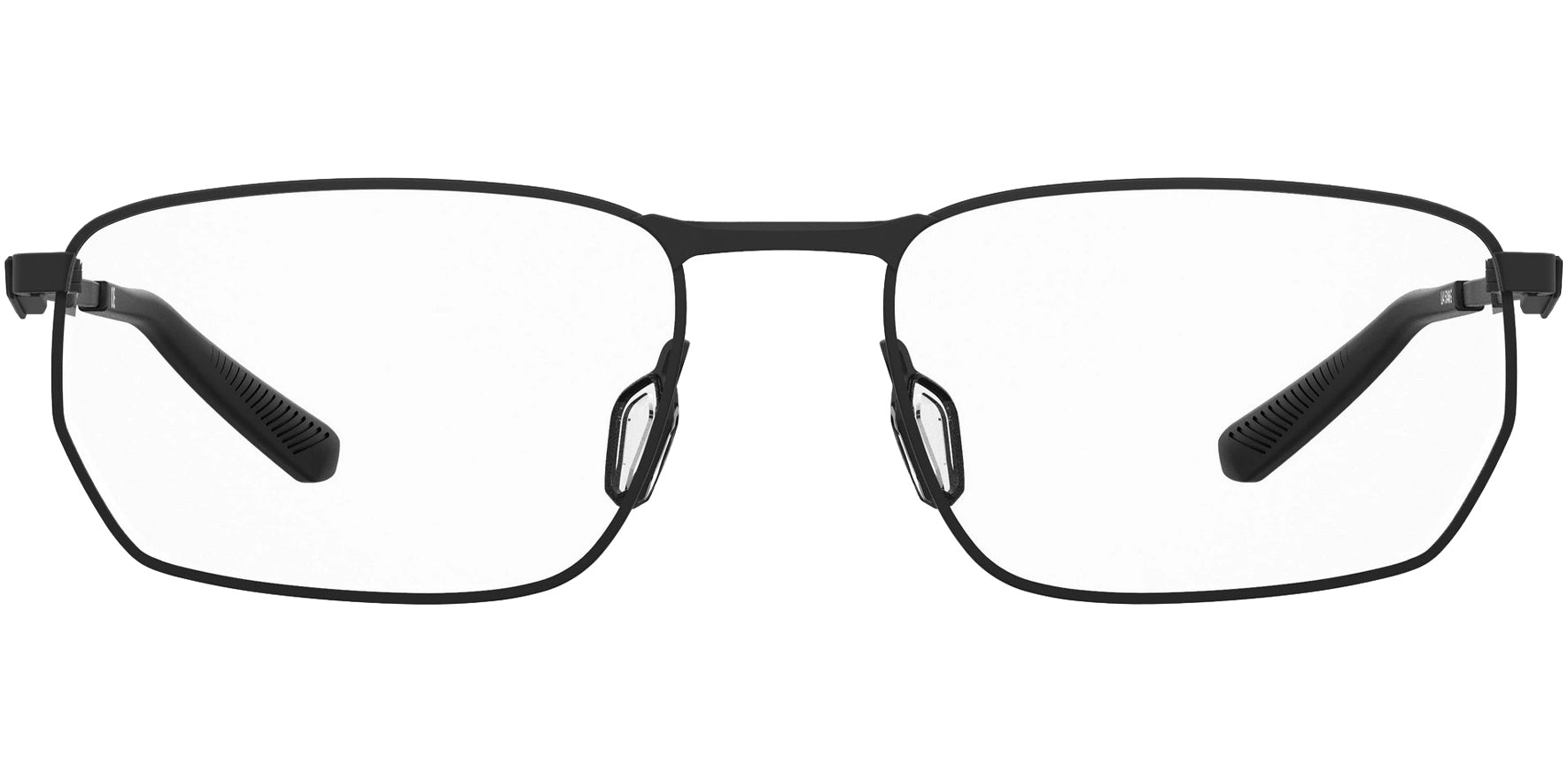 Under Armour Geometric Square Eyeglasses w/ Memory Steel Temples