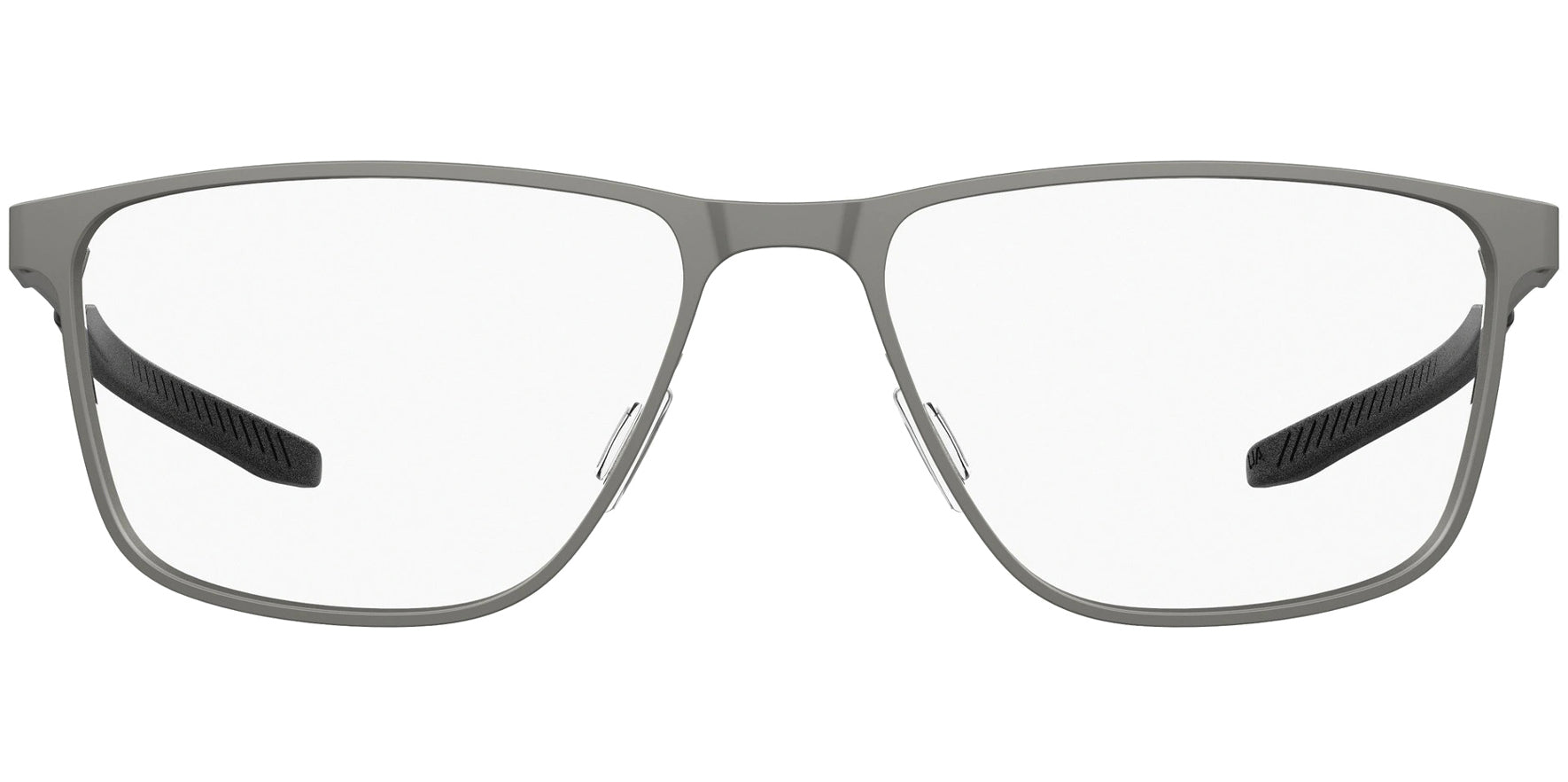 Under Armour Stainless Steel Square Wrap Eyeglasses w/ Soft Tips