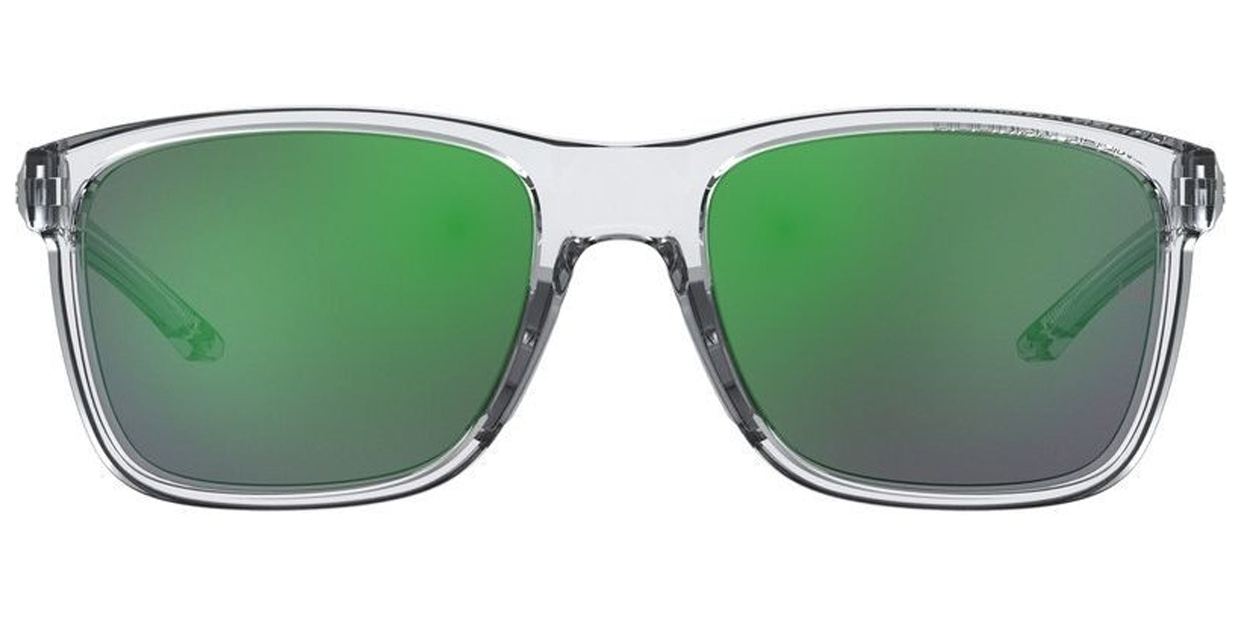 Under Armour Hustle Jr. Youth Fit Crystal Clear Square Sport - Eyedictive