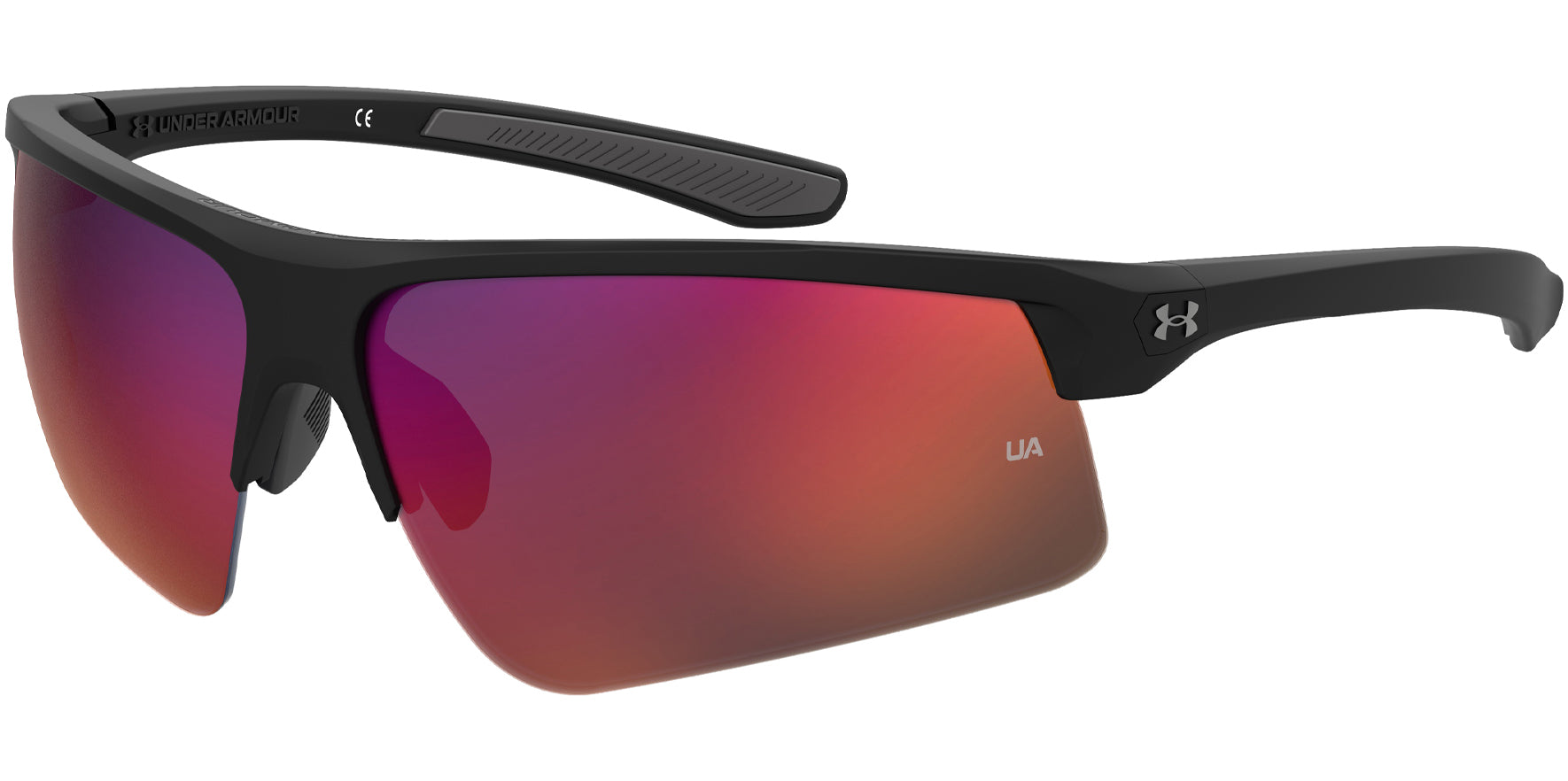 Under Armour Clutch Semi-Rimless Wrap w/ Mirror Lens