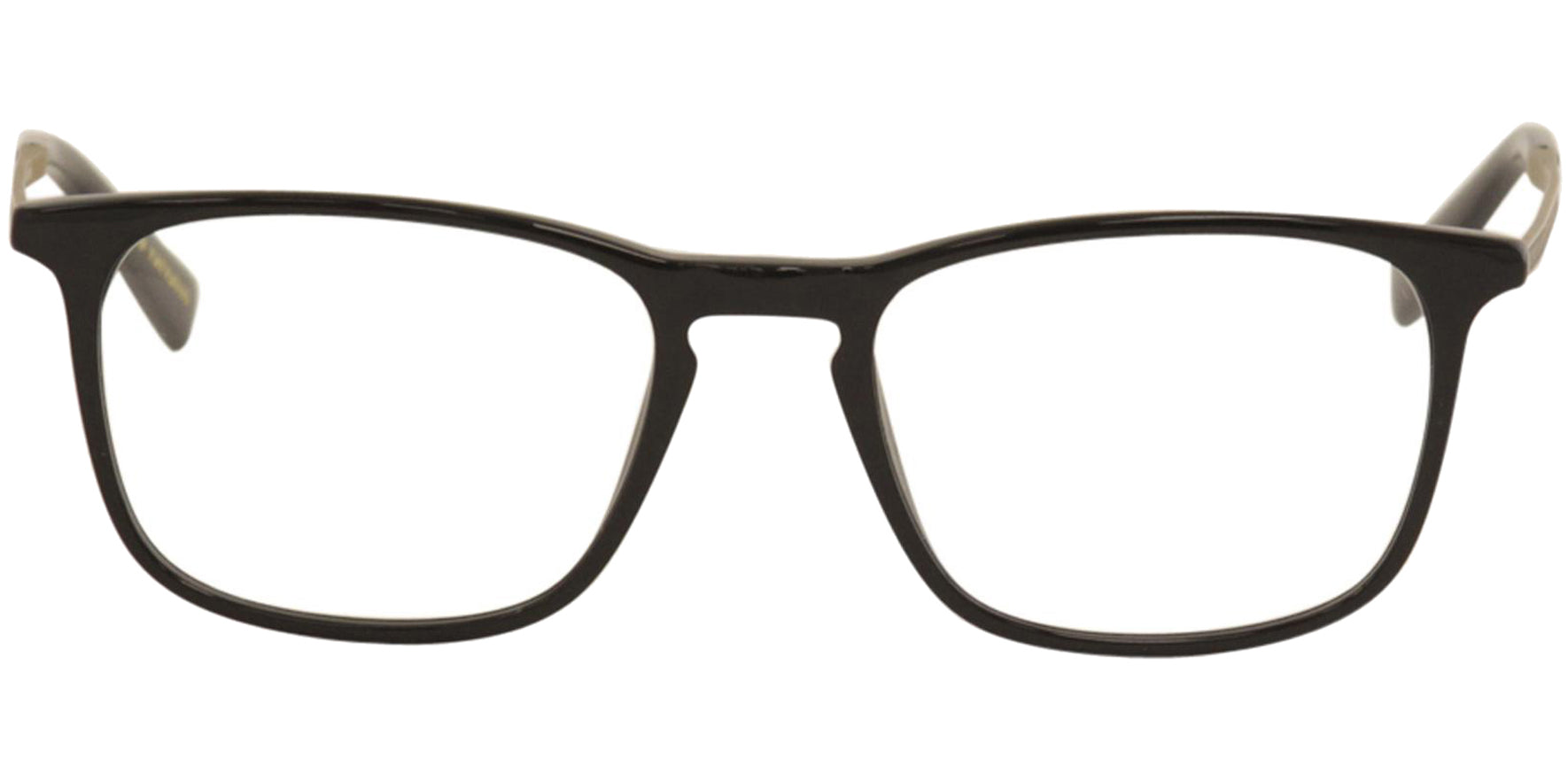 John Varvatos Black Soft Square Eyeglass Frames