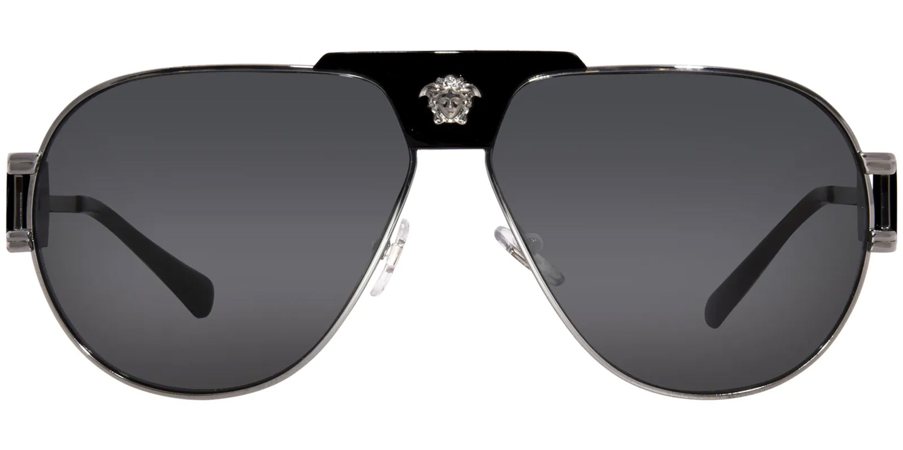 Versace Medusa Gunmetal Pilot - Eyedictive