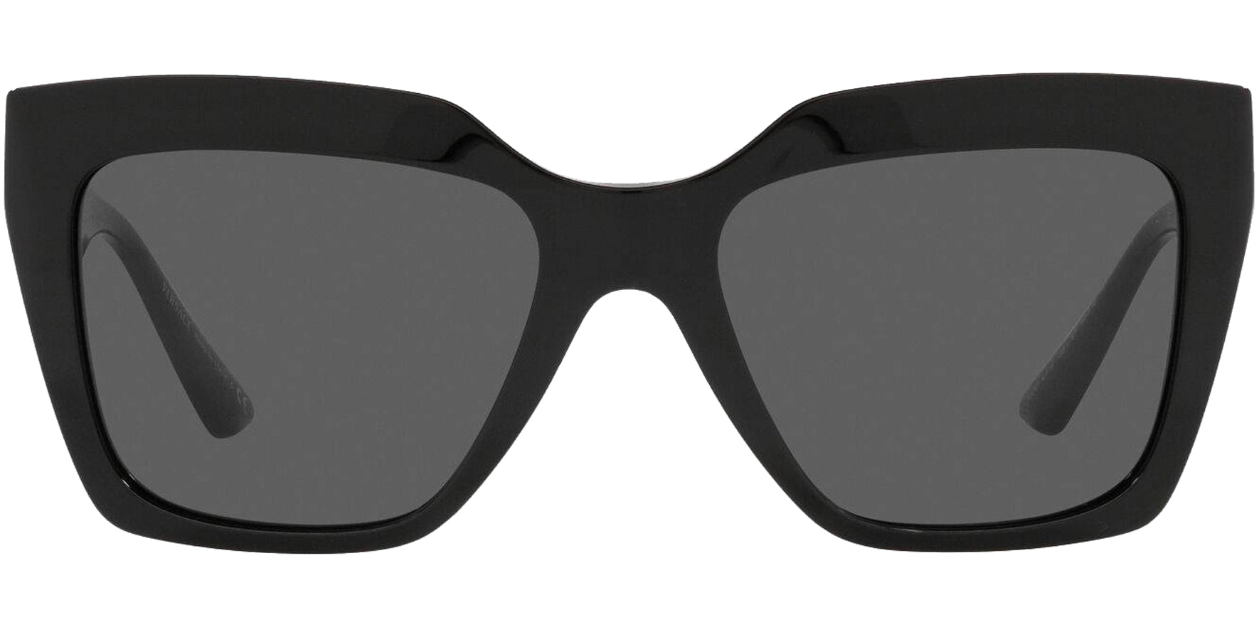 Versace Black Stylized Square w/ Greca Temples - Eyedictive