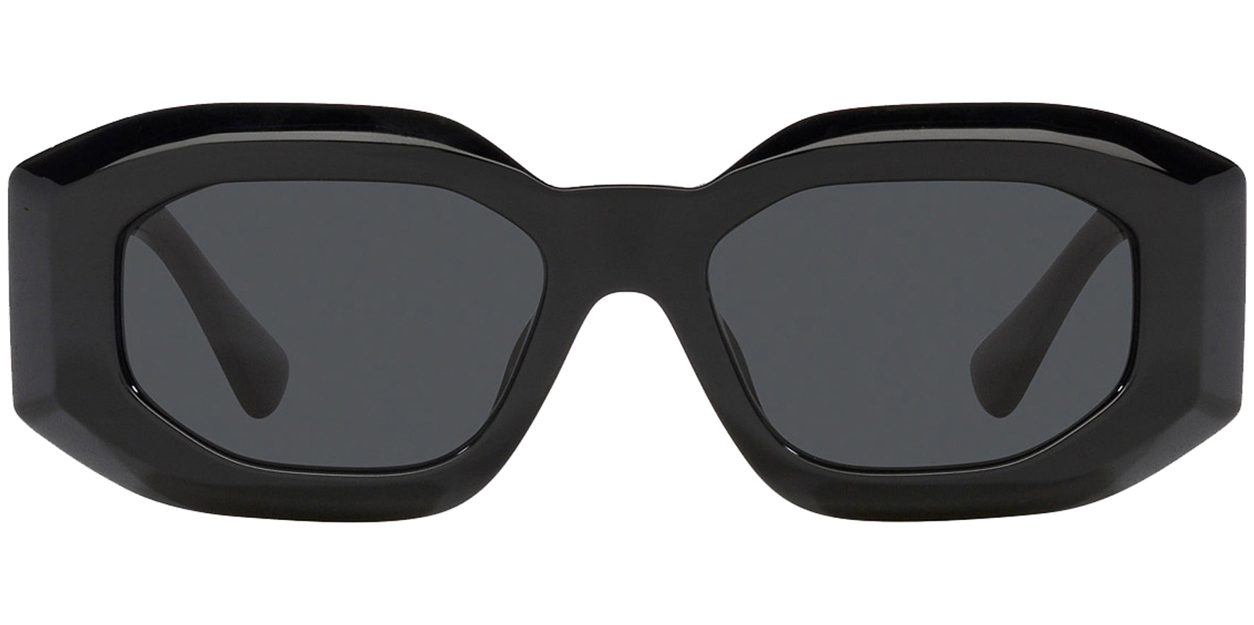 Versace Geometric Rectangle w/ Medusa Temples - Eyedictive