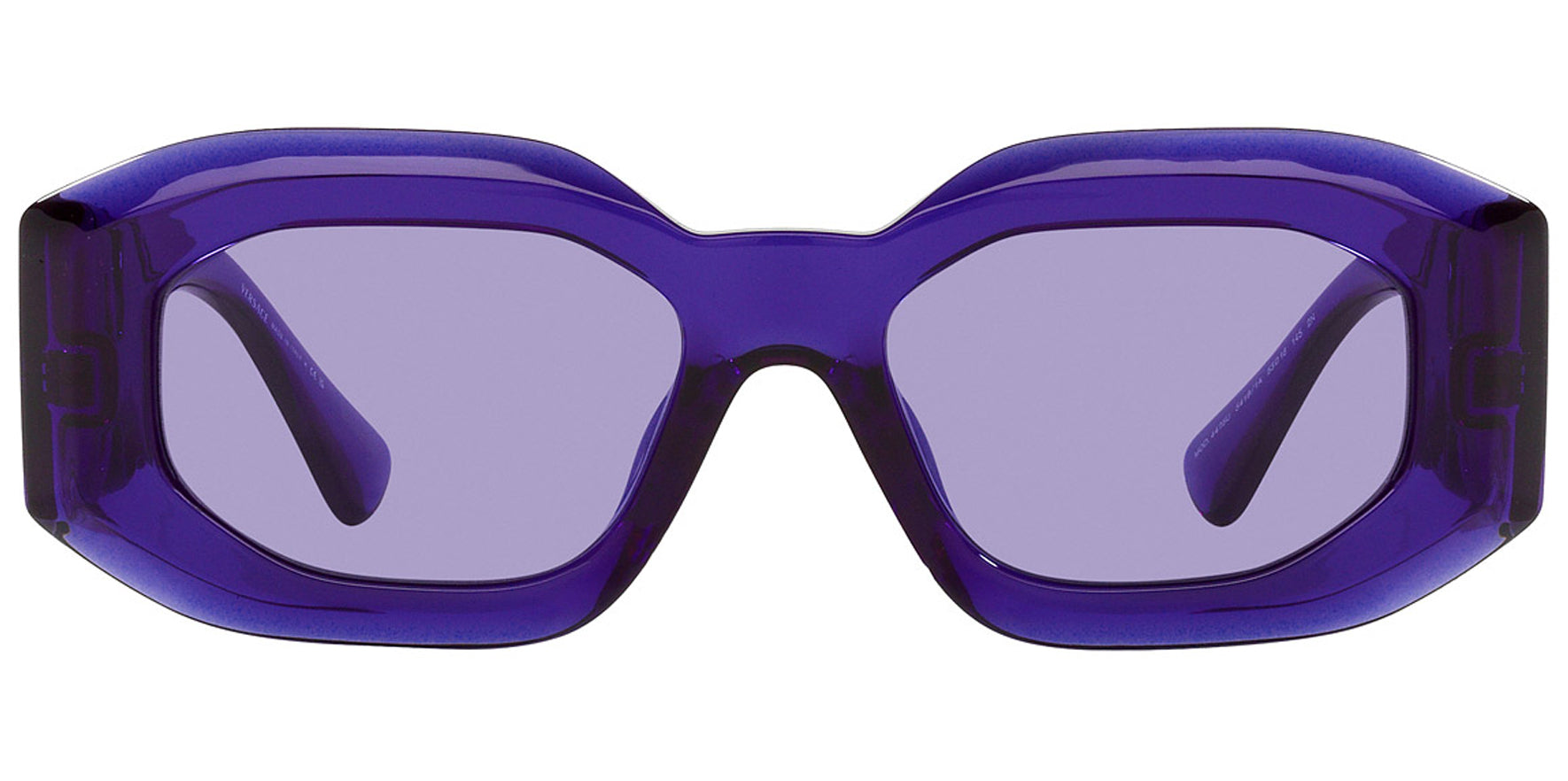 Versace Geometric Rectangle w/ Medusa Temples - Eyedictive