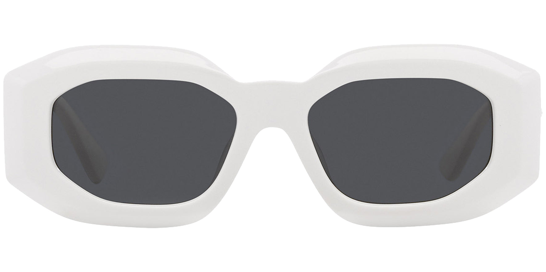 Versace Geometric Rectangle w/ Medusa Temples - Eyedictive