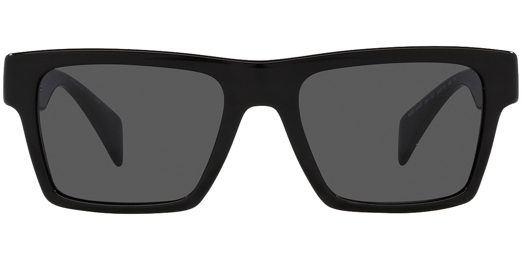 Versace Black Rectangle w/ Greca Temples - Eyedictive