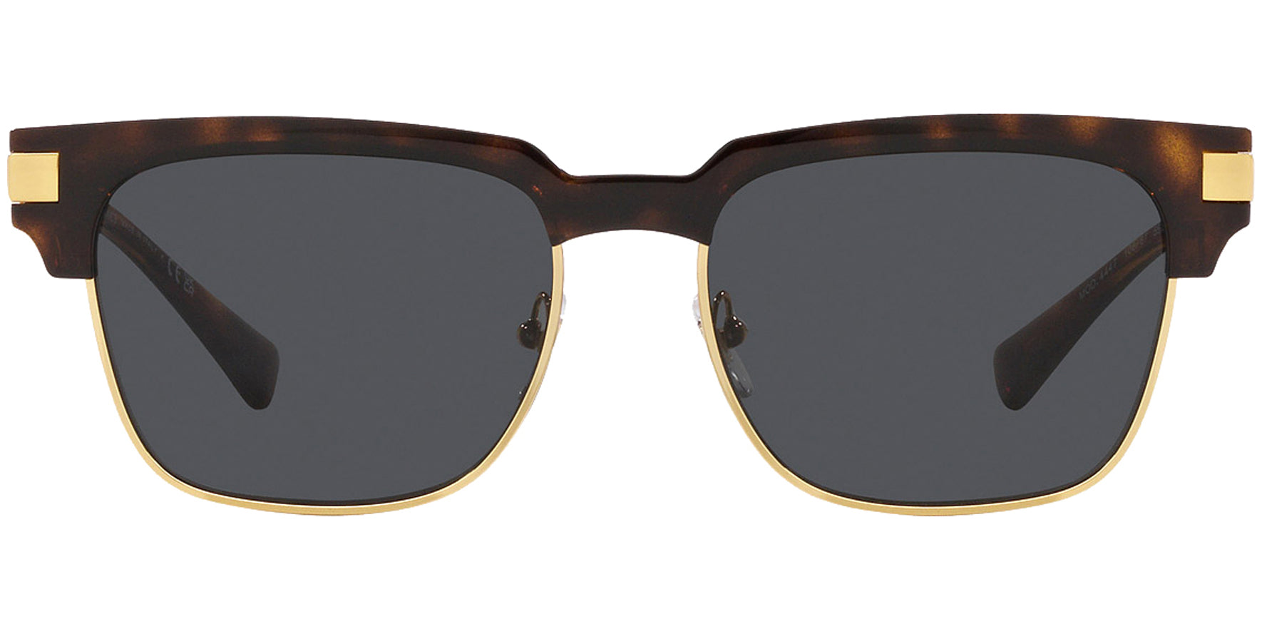 Versace Greca Havana Square Brow-Line - Eyedictive