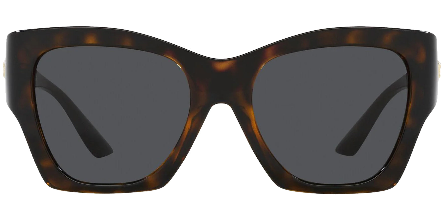 Versace Medusa Runway Havana Cat-Eye W/ Medusa Temples - Eyedictive
