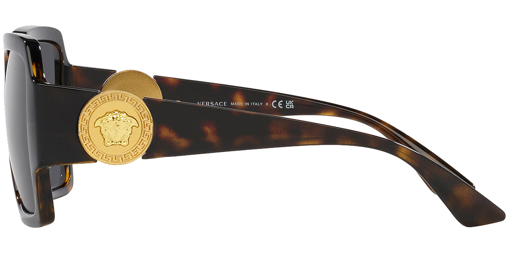 Versace Oversized Havana Square - Eyedictive
