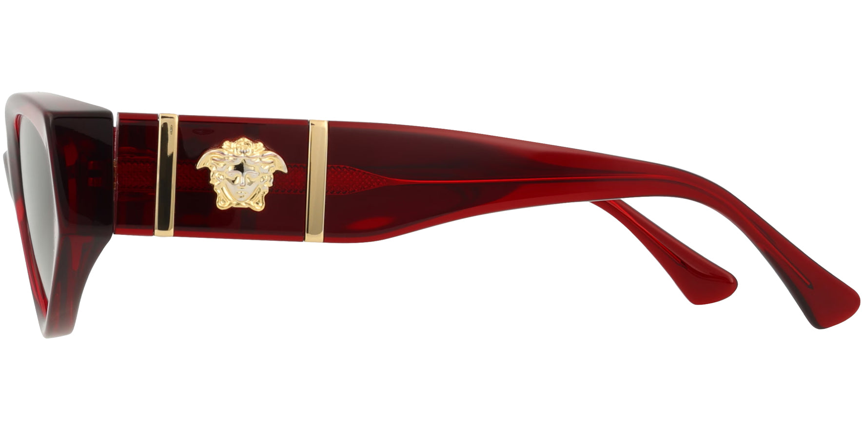Versace Medusa Legend Bordeaux Oval Cat Eye - Eyedictive