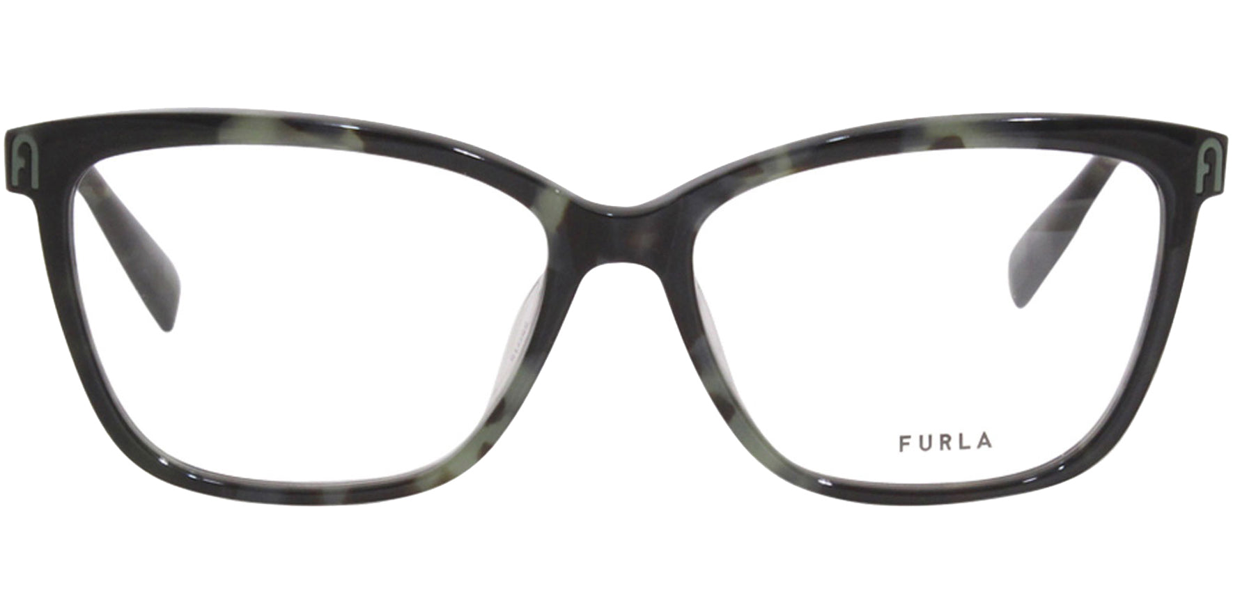Furla Soft Square Eyeglasses w/ 5-Barrel Steel Hinges