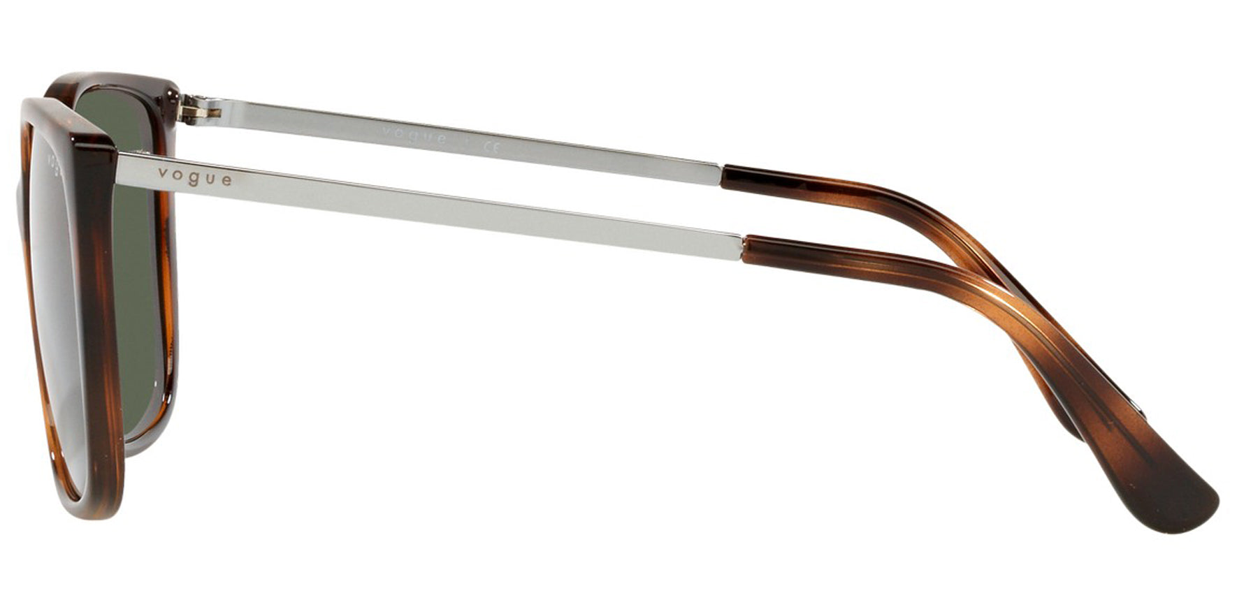 Vogue Top Dark Havana/Light Brown Classic Square - Eyedictive