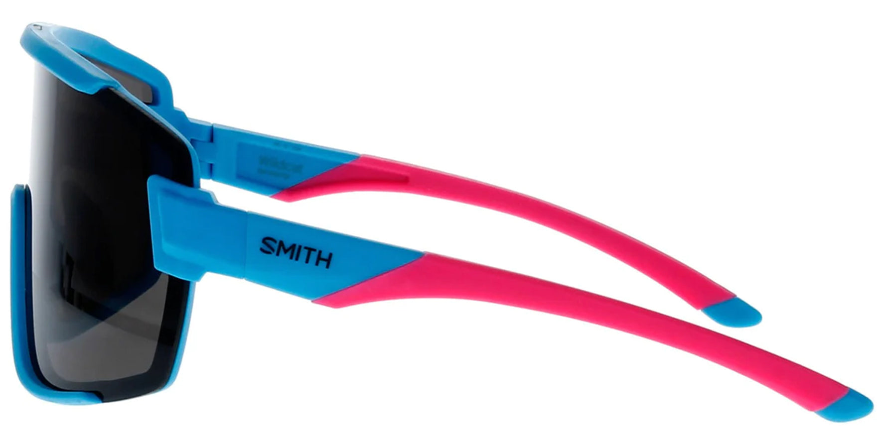 Smith Optics Wildcat Matte ChromaPop Blue/Pink Shield w/ Clear Bonus Lens - Eyedictive