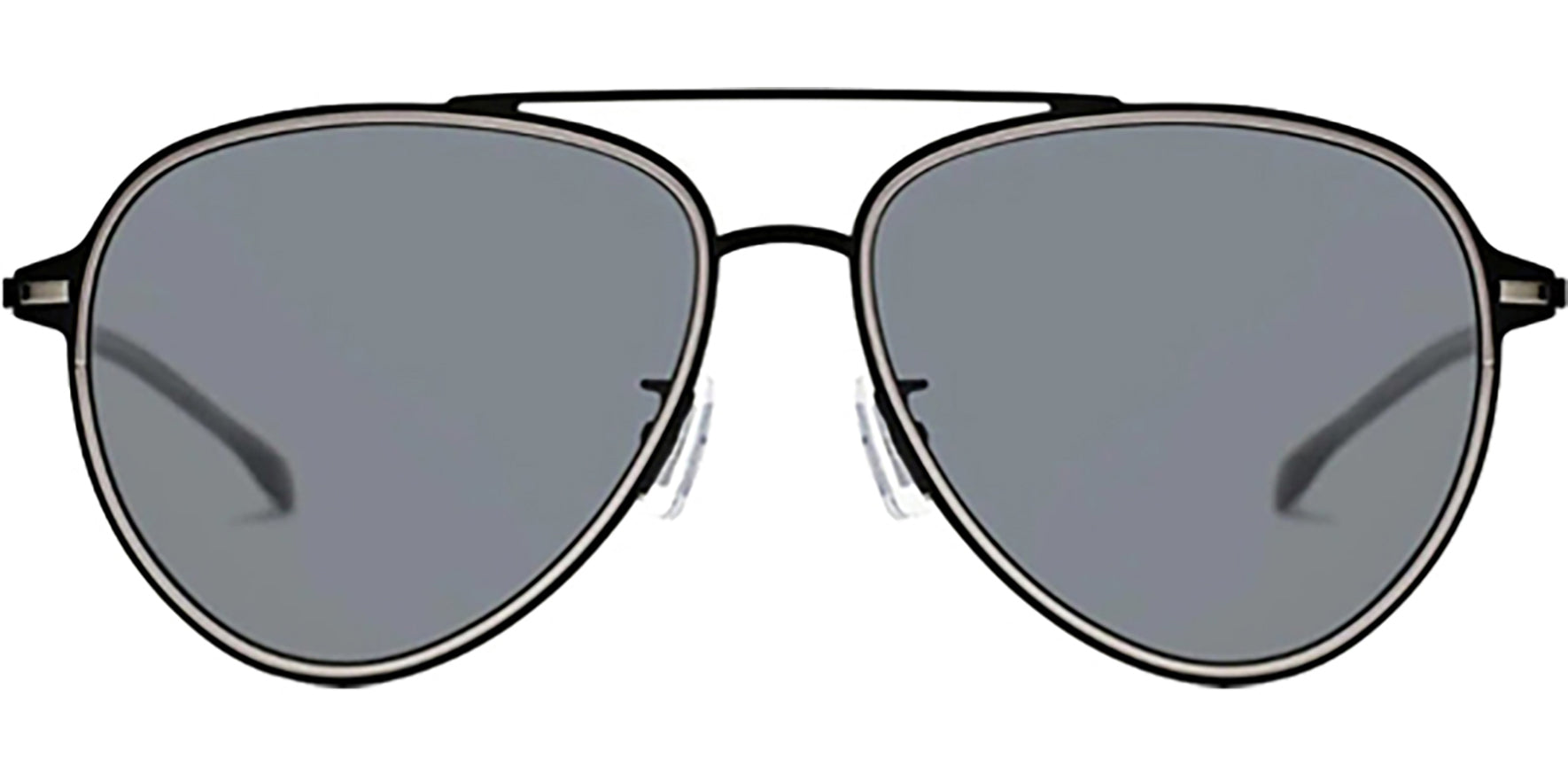 Hugo Boss Polarized Titanium Temple Aviator - Eyedictive