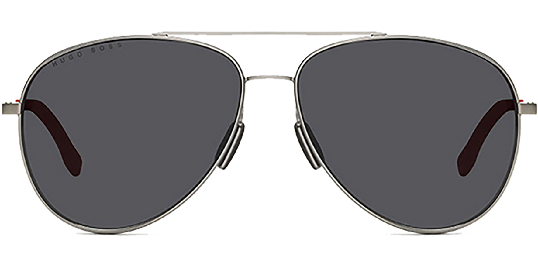 Hugo Boss Polarized Grey Metal Aviator - Eyedictive