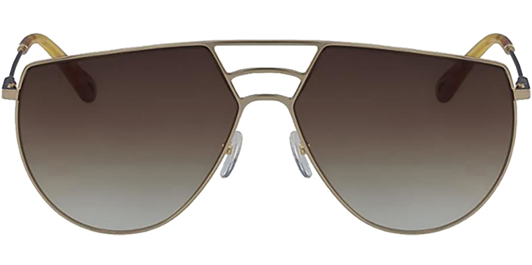 Chloe Ricky Gold-Tone Aviator w/ Gradient Lens - Eyedictive