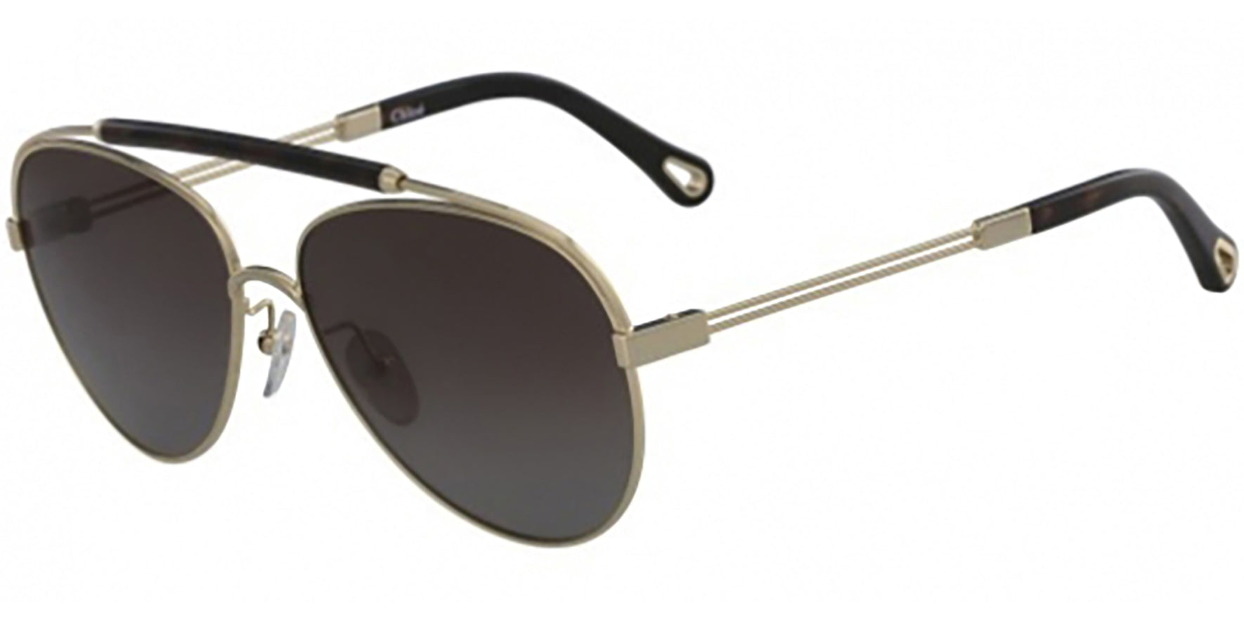 Chloe Reece Polarized Aviator w/ Gradient Lens - Eyedictive