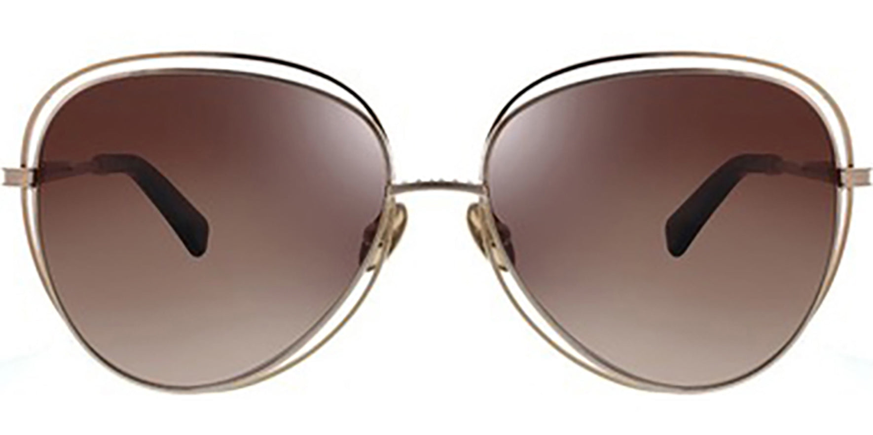 Oscar de la Renta Gold Oversize Teardrop - Eyedictive