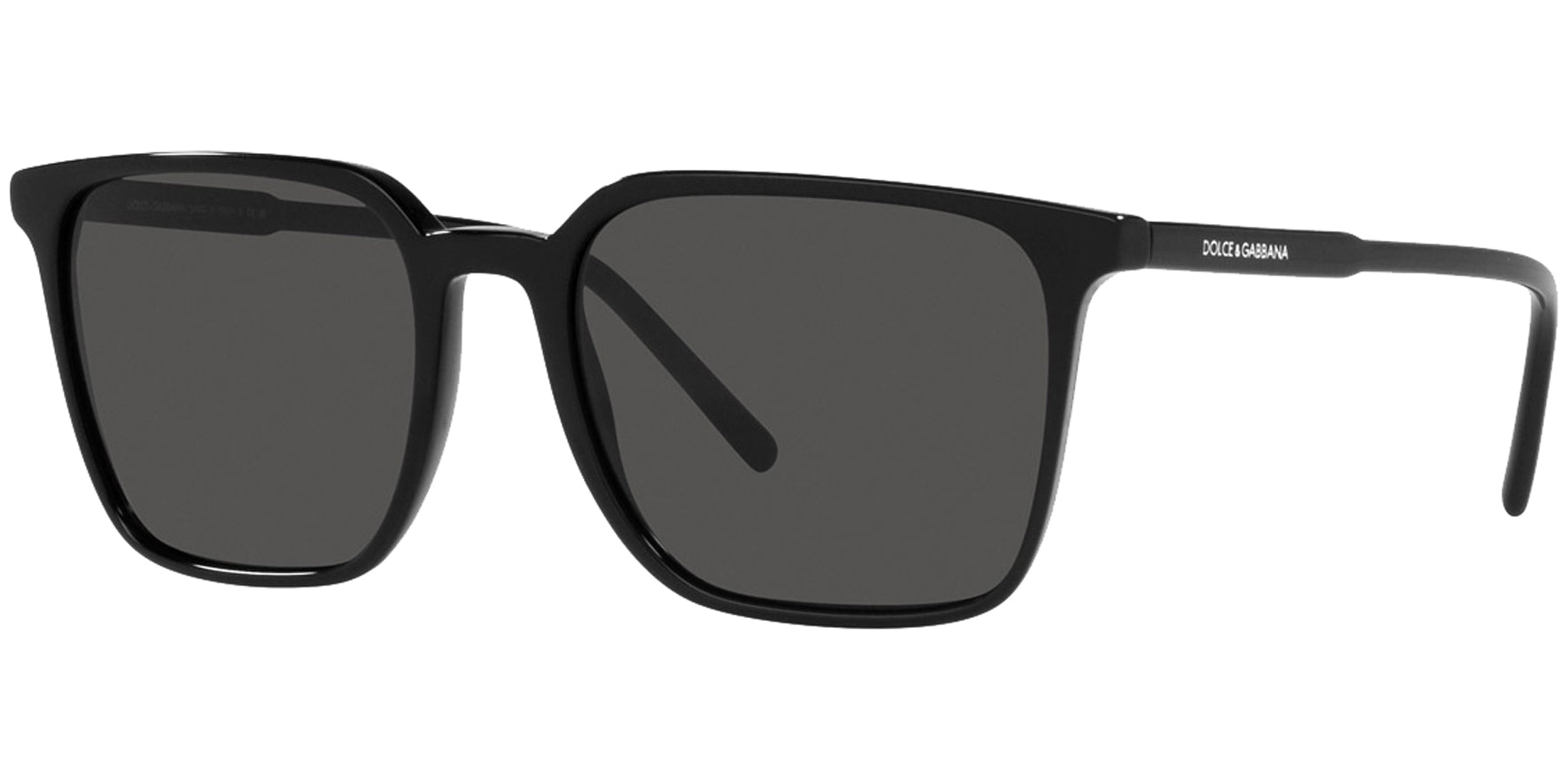 Dolce & Gabbana Black Slim Square - Eyedictive