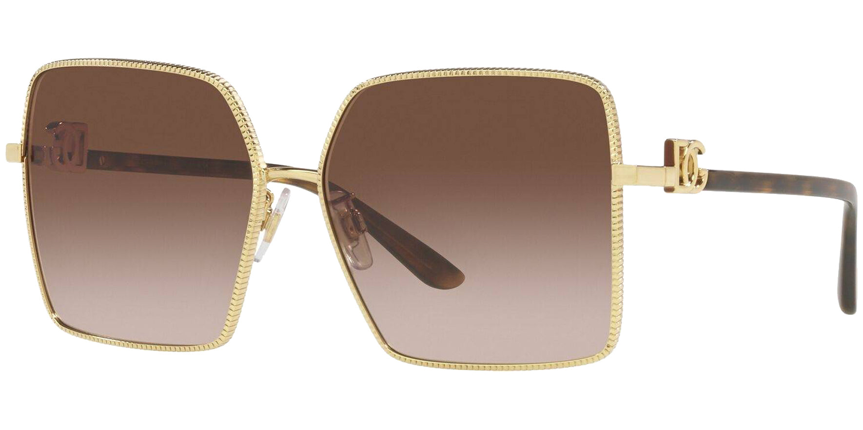 Dolce & Gabbana Gold-Tone Squared Butterfly - Eyedictive