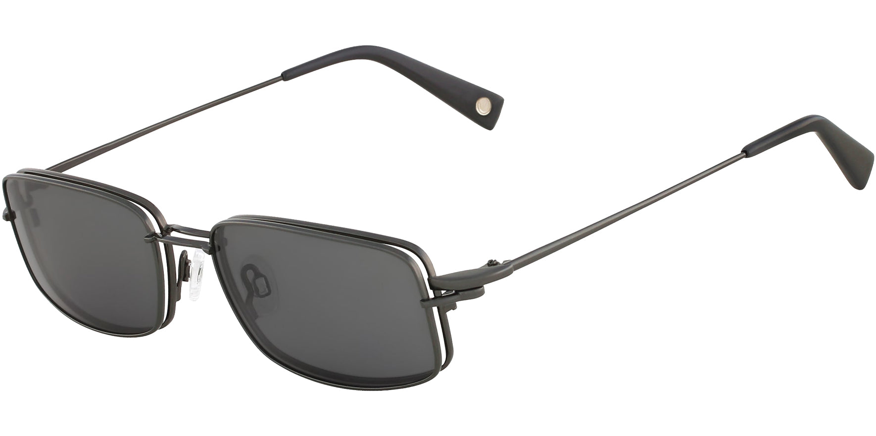 Flexon Eyeglass Frames w/ Polarized Clip On Lens - Eyedictive