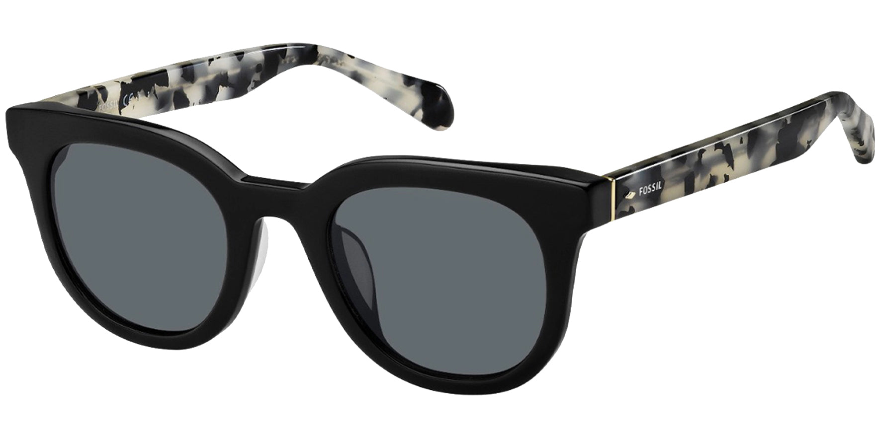 Fossil Black Vintage Style Round - Eyedictive