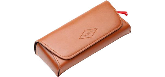 Fossil Brown Havana Square Cat-Eye - Eyedictive