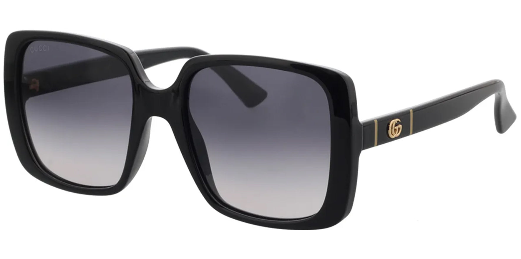Gucci Lines Black Squared Butterfly w/ Gradient Lens - Eyedictive