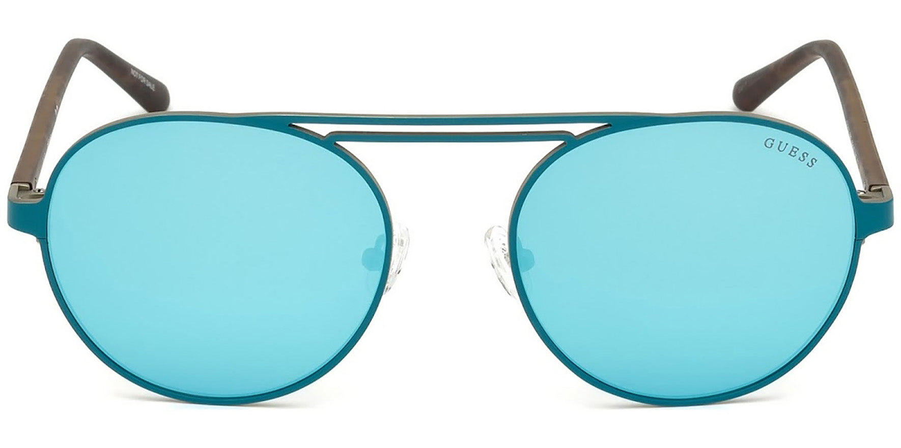 Guess Vintage Round Metal Brow Bar Pilot - Eyedictive