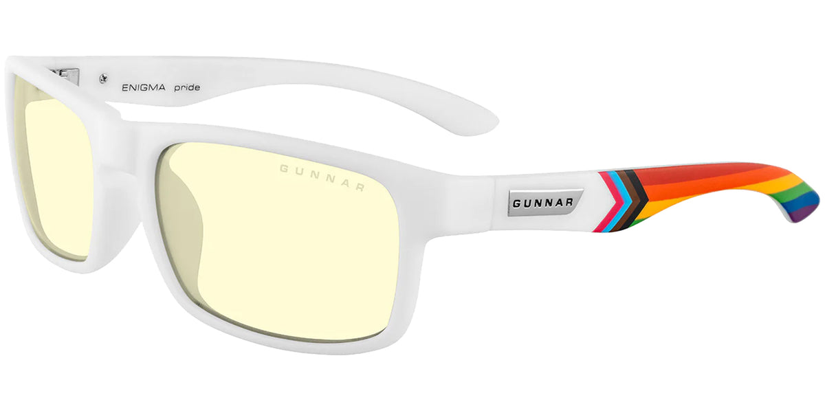 Gunnar Enigma Pride Edition Rectangle Gaming/Computer Glasses - Eyedictive