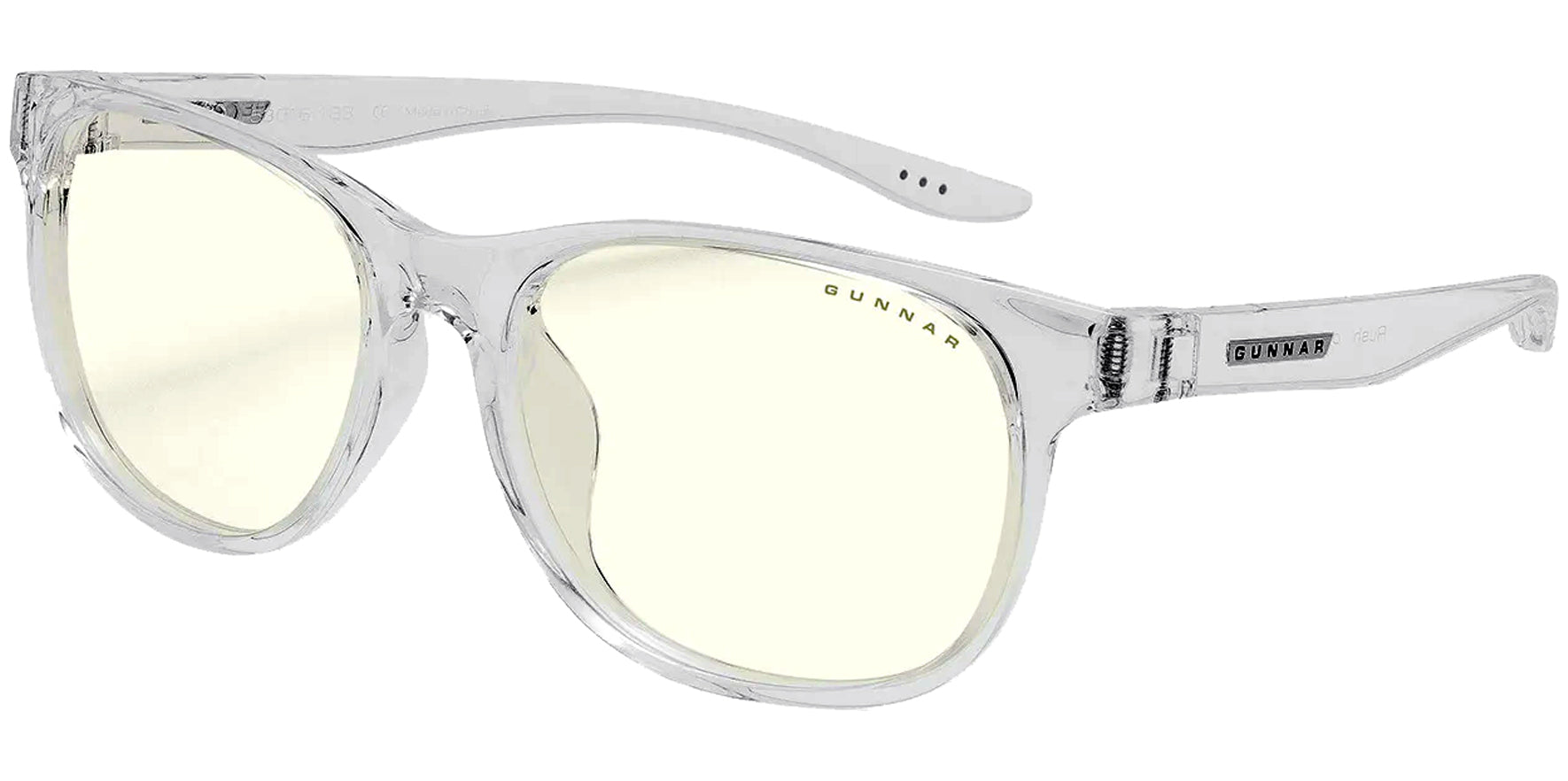 Gunnar Rush Crystal Soft Square Gaming/Computer Glasses - Eyedictive