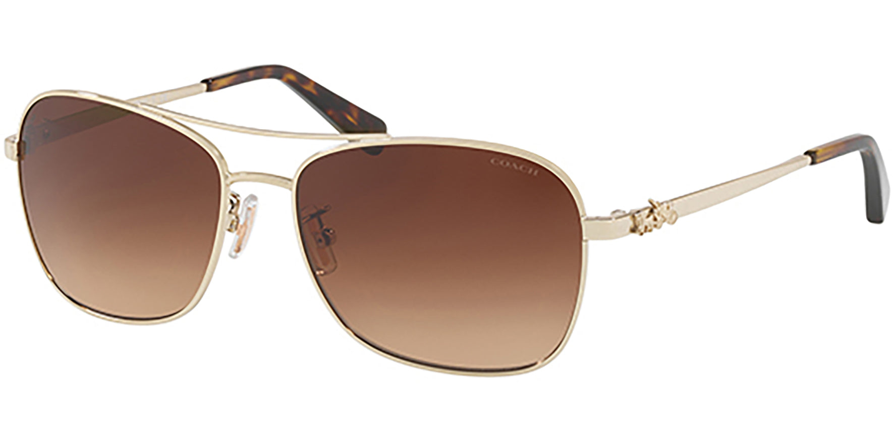 Coach Light Gold-Tone Navigator - Eyedictive