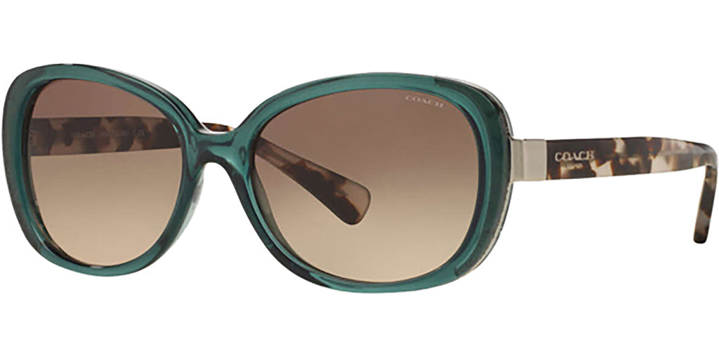 Coach Teal/Snow Leopard Tortoise Oval Classic – Eyedictive display picture 1