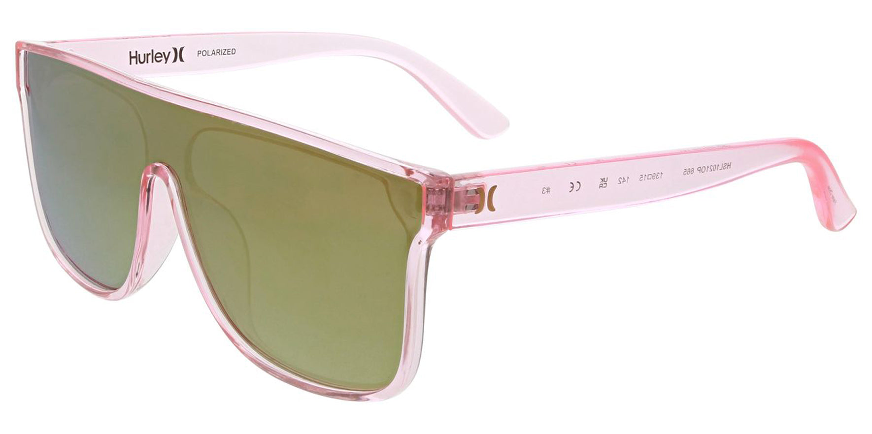 Hurley Polarized Flat Top Sport Shield - Eyedictive