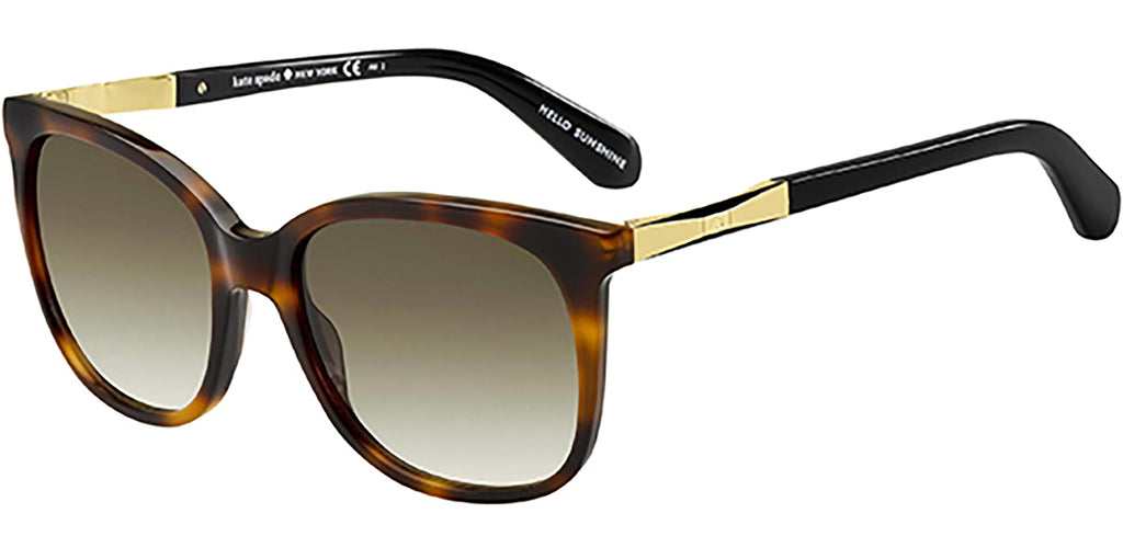 Kate Spade Julieanna/s Brown Tortoise Sunglasses 54-18 ~135 36-001193_f.jpg main image 2