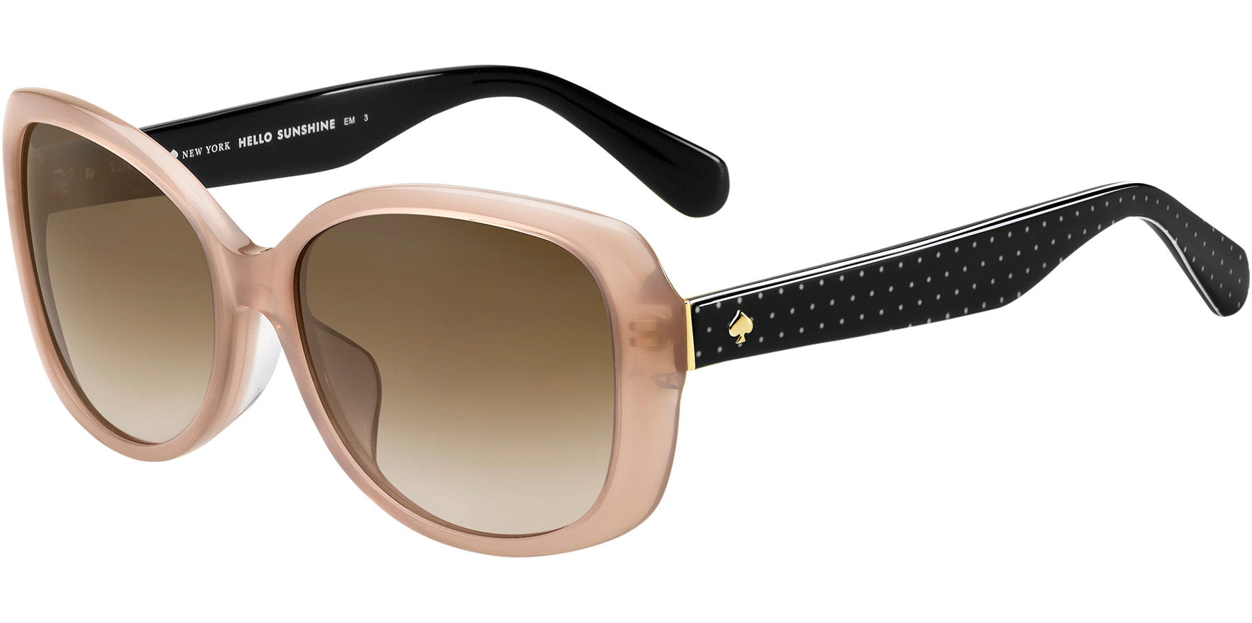 Kate Spade Amberlyn Nude Square Butterfly w/ Gradient Lens - Eyedictive