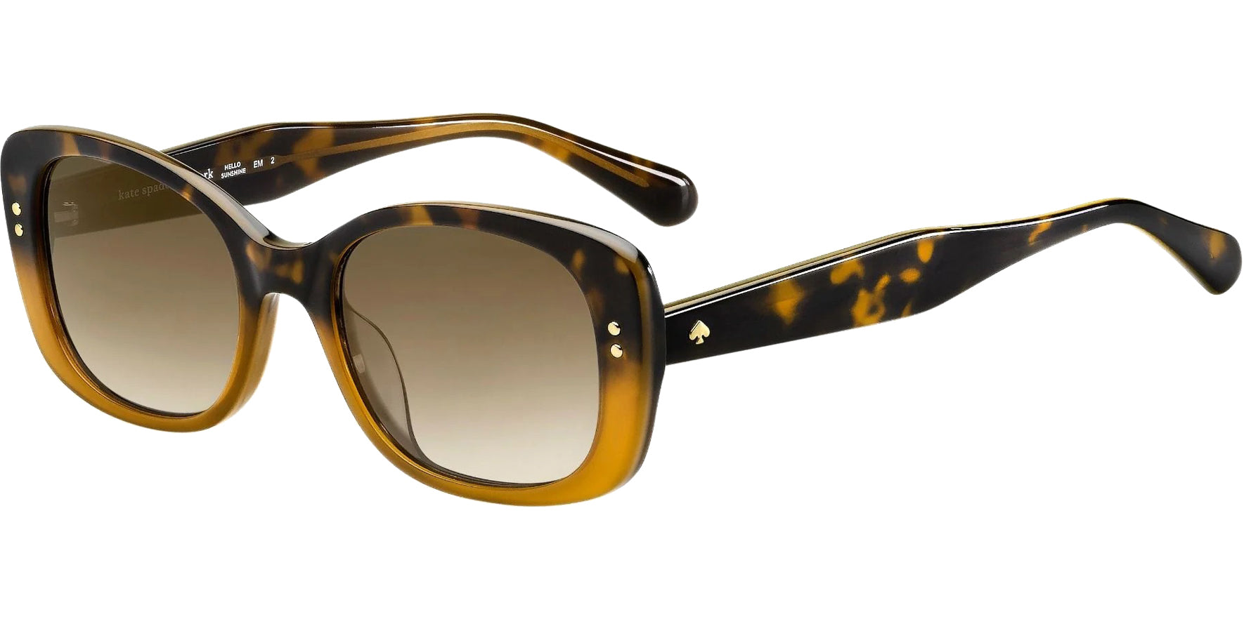 Kate Spade Citiani Havana Soft Rectangle w/Gradient Lens - Eyedictive