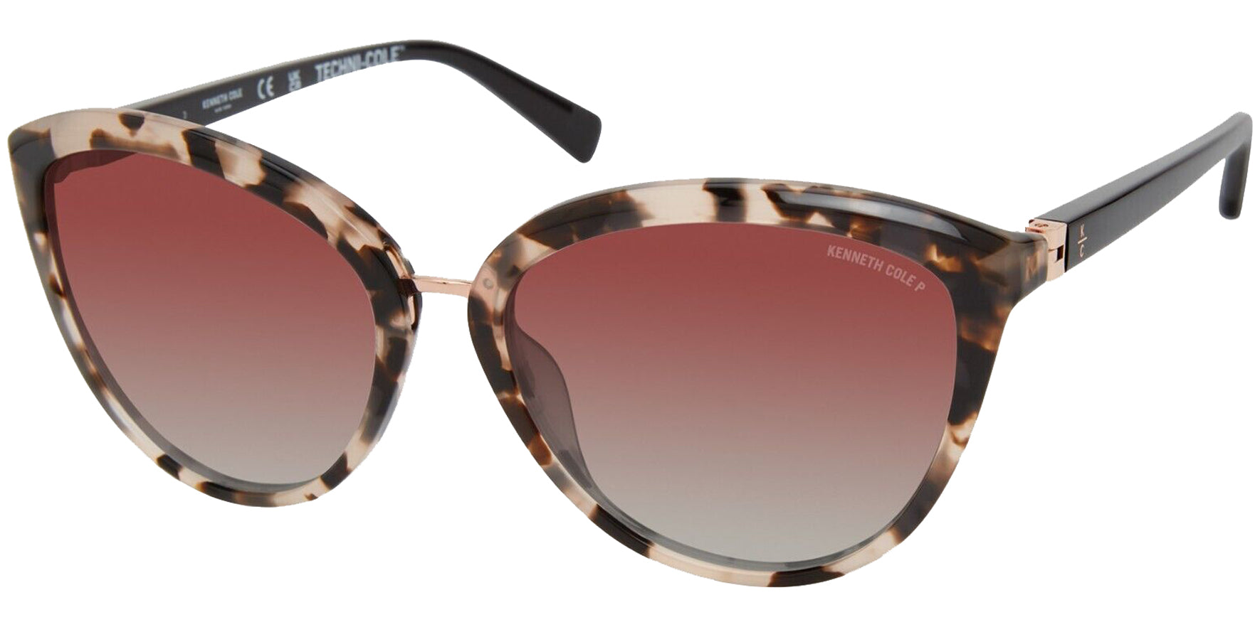 Kenneth Cole NY Polarized Oval Cat Eye - Eyedictive