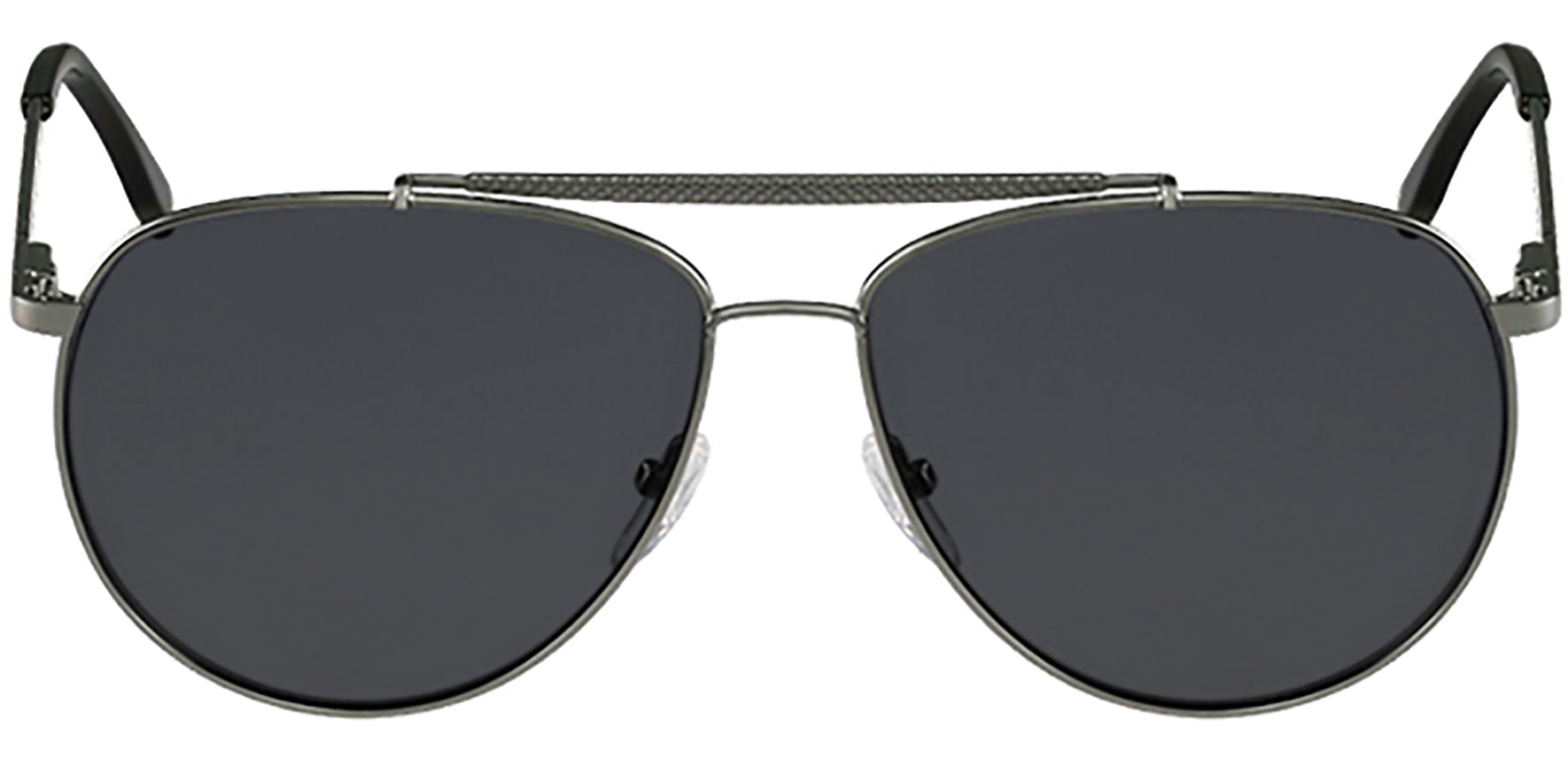 Lacoste Polarized Modern Aviator w/ Pique Detail - Eyedictive
