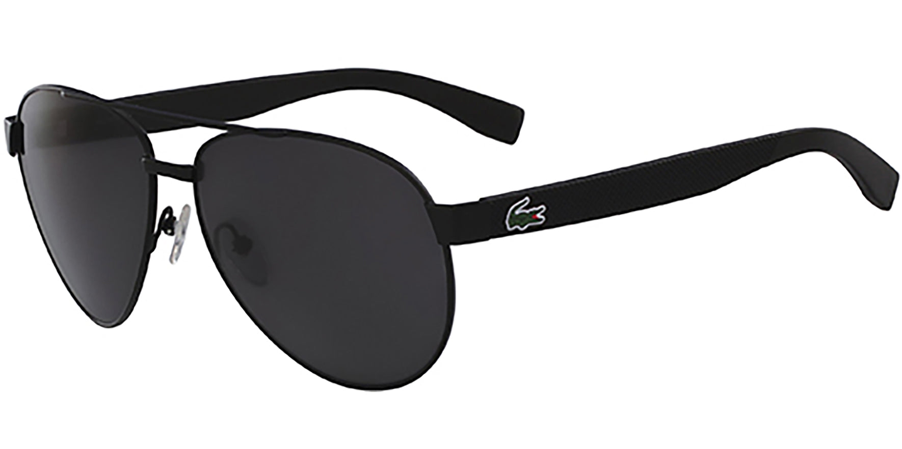 Lacoste Metal Aviator w/Pique Pattern Temples - Eyedictive