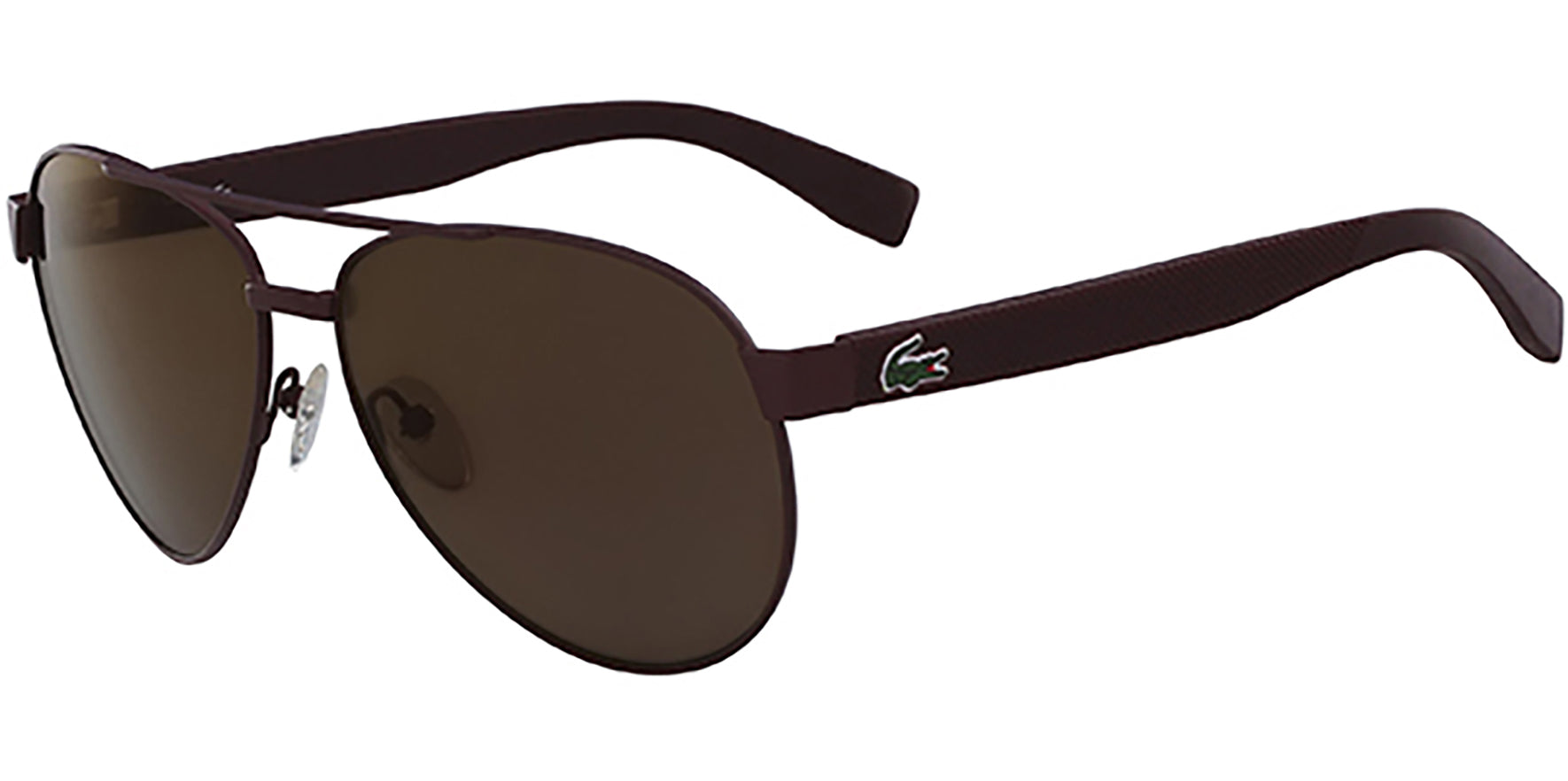 Lacoste Metal Aviator w/Pique Pattern Temples - Eyedictive