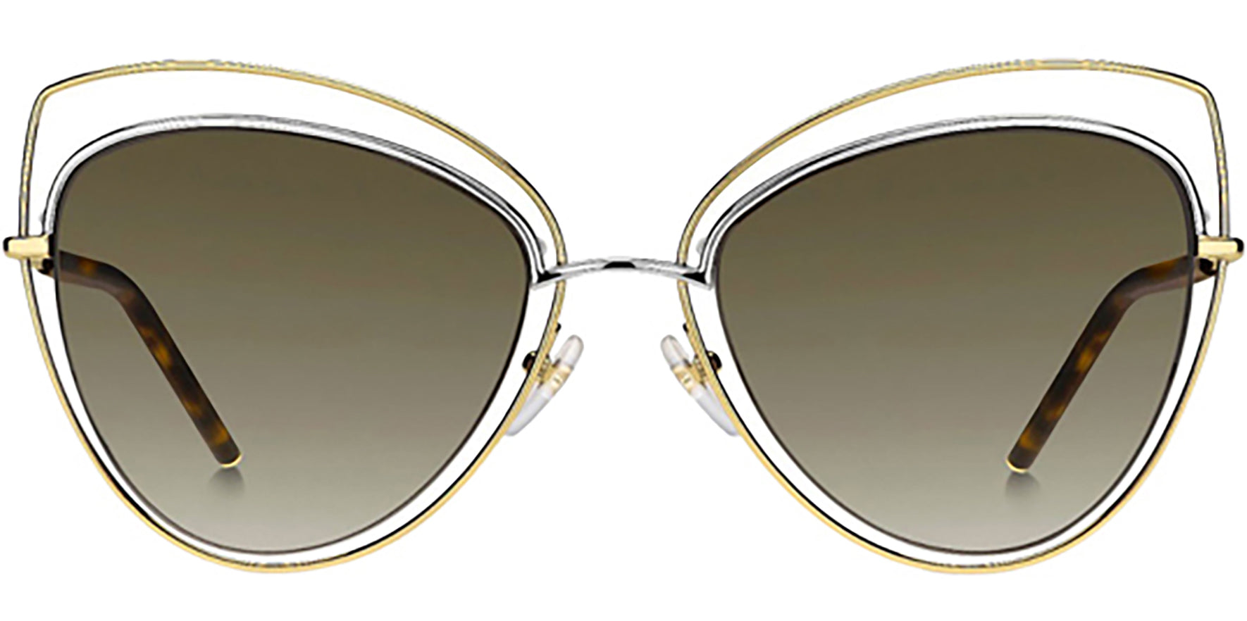 Marc Jacobs Gold-Tone Cat Eye w/ Gradient Lens - Eyedictive